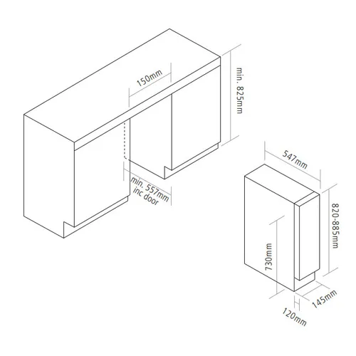KEAF2100L ELECTROLUX Volledig geintegreerde vaatwasser