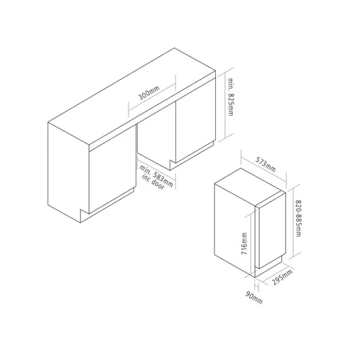 KEMC8320L ELECTROLUX Volledig geintegreerde vaatwasser