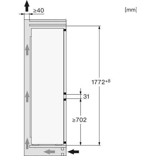 KD7714E MIELE Inbouw koelkast vanaf 178 cm