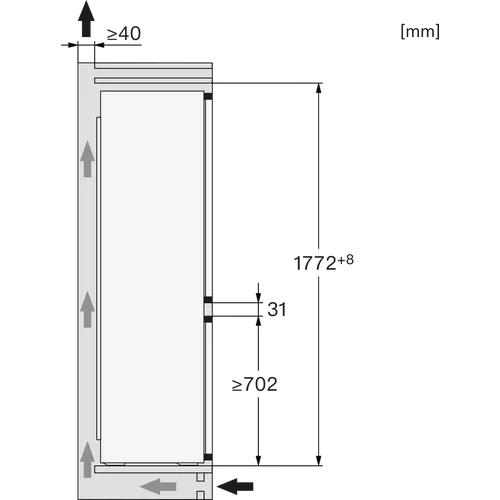 KDN7714E MIELE Inbouw koelkast vanaf 178 cm