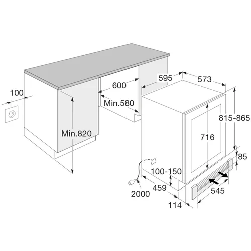 P004FENICE AIRONE Inbouwunit (motorloos)