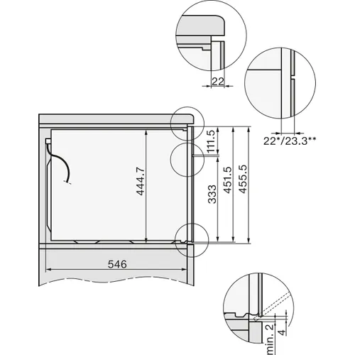 H7145BMOBSW MIELE Combimagnetron