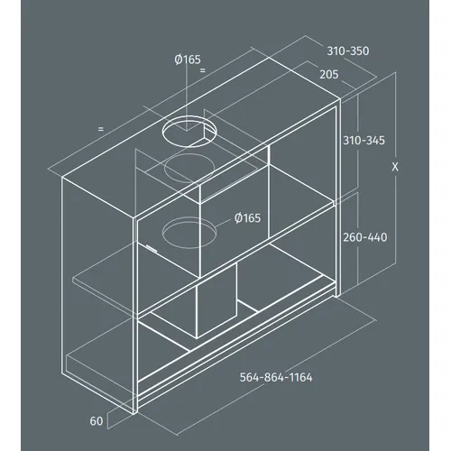 MI001MOTOR AIRONE Externe motor tbv afzuiging