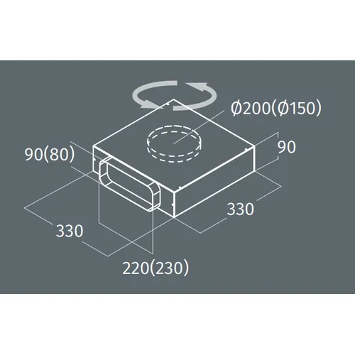 RF004FILTER AIRONE Keramische kookplaat