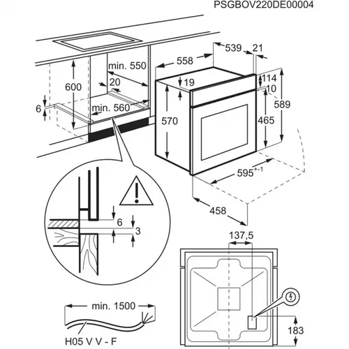 CKB64101BW AEG Fornuis 60 cm