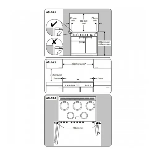 CDL100EICYCEU FALCON Fornuis 100 cm