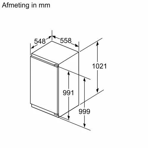 NAB7N12EC AEG Inbouw vriezer