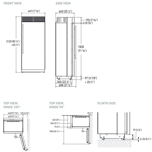 LYB3AE82R ELECTROLUX Inbouw vriezer