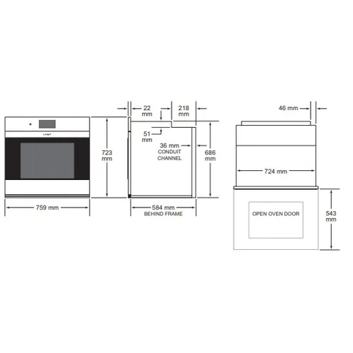 LC85KDK60 SIEMENS Wandschouw afzuigkap