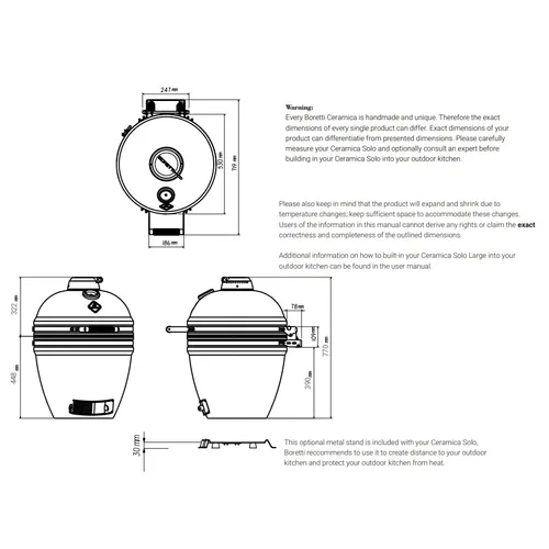C10FFF5FICE LANCELLOTTI Fornuis 100 cm
