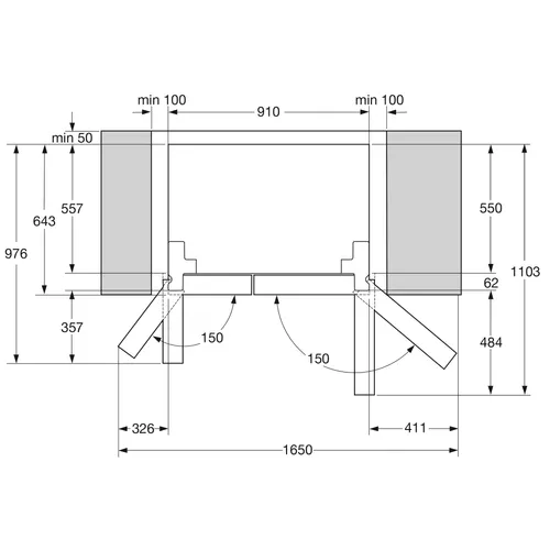 BIWMWG91485EU WHIRLPOOL Inbouw wasmachines