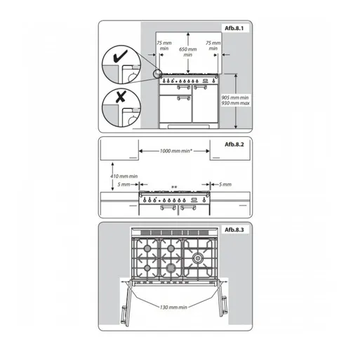 CDL100DFRPCEU FALCON Fornuis 100 cm