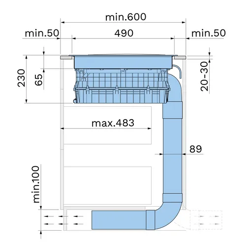 SMS4HKI06E BOSCH Vrijstaande vaatwasser