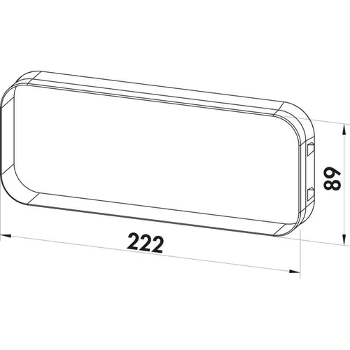 BA411666 BELLING Wandschouw afzuigkap