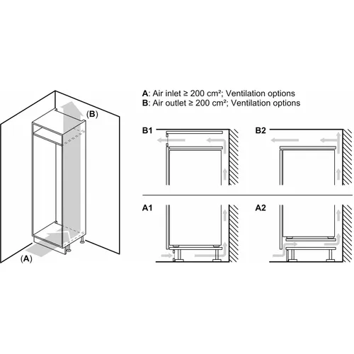 NAB6L88EF AEG Inbouw vriezer