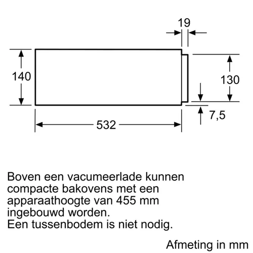 ZERO FALMEC Kookplaat met afzuiging