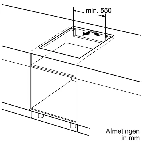CI261115 GAGGENAU Inductie kookplaat