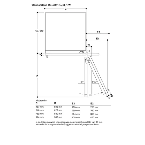 2105700019 V-ZUG Inbouw oven