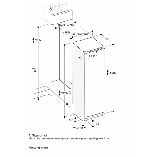2105800006 V-ZUG Inbouw oven