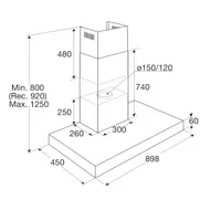 LFP616K ELECTROLUX Vlakscherm afzuigkap