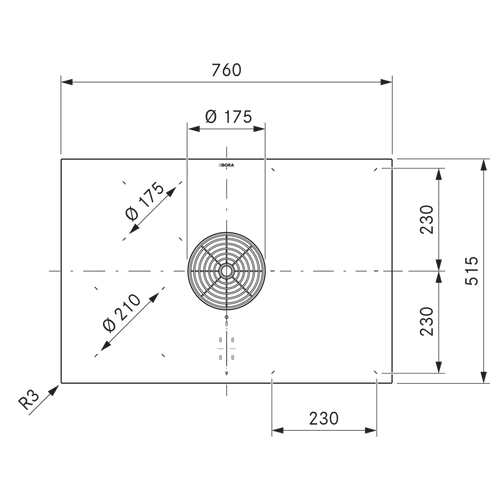 PCS34178N PELGRIM Inbouw koelkast vanaf 178 cm