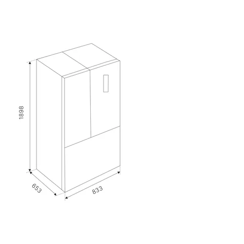 BA411675 BELLING Wandschouw afzuigkap