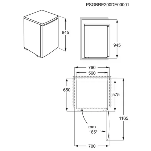 BDSN153E3X BEKO Half geintegreerde vaatwassers