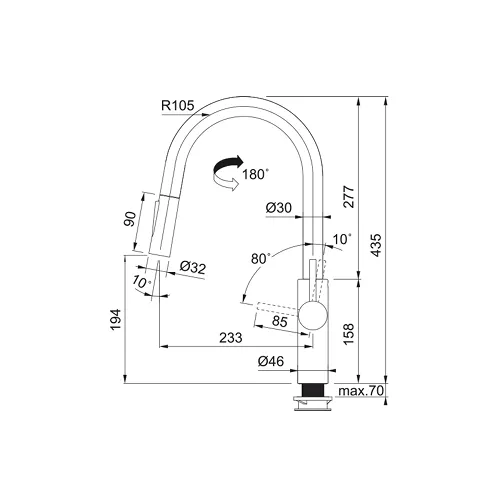 KFN7734E MIELE Inbouw koelkast vanaf 178 cm