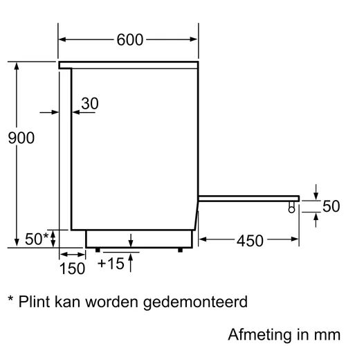 HL9S5E040U SIEMENS Fornuis 60 cm