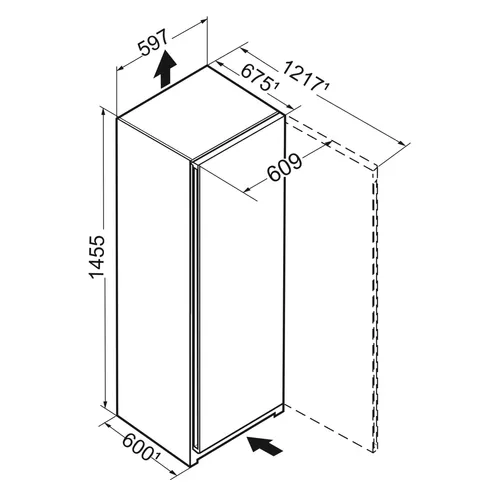 KIN86SDC0 BOSCH Inbouw koelkast vanaf 178 cm