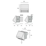 GEC225A ABK INNOVENT Externe motor tbv afzuiging